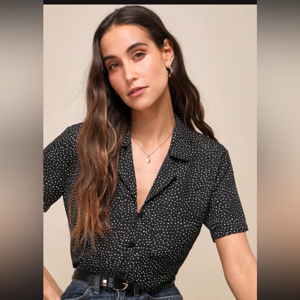 Lulus button up blouse